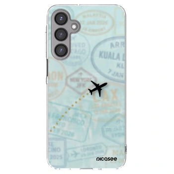 Picasee silikonový průhledný obal pro Samsung Galaxy A16 5G - FLIGHT PATH