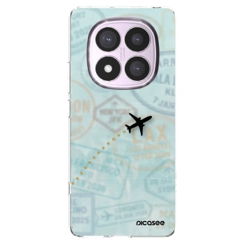 Picasee silikonový průhledný obal pro Xiaomi Redmi Note 14 Pro 4G - FLIGHT PATH