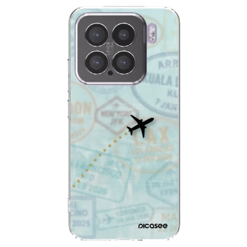 Picasee silikonový průhledný obal pro Xiaomi 15 - FLIGHT PATH