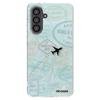 Picasee silikonový průhledný obal pro Samsung Galaxy A36 5G - FLIGHT PATH