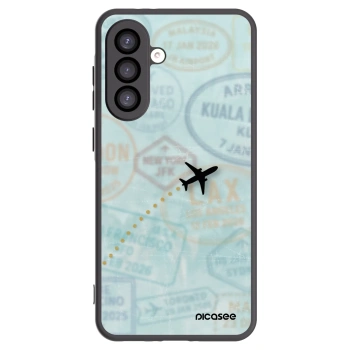 Picasee silikonový černý obal pro Samsung Galaxy A26 5G A266B - FLIGHT PATH