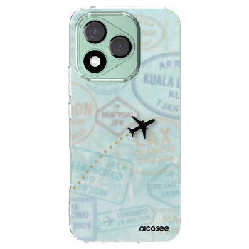 Picasee silikonový průhledný obal pro Honor 400 Lite 5G - FLIGHT PATH