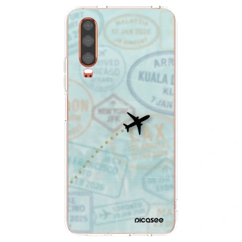 Picasee silikonový průhledný obal pro Huawei P30 - FLIGHT PATH