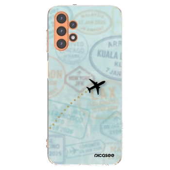 Picasee silikonový průhledný obal pro Samsung Galaxy A13 5G - FLIGHT PATH