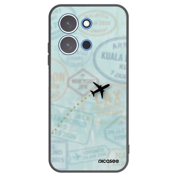 Picasee silikonový černý obal pro Xiaomi Redmi 15C 4G - FLIGHT PATH