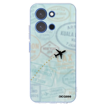 Picasee silikonový průhledný obal pro Xiaomi Redmi 15C 4G - FLIGHT PATH