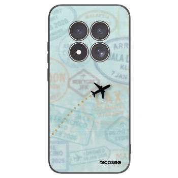 Picasee silikonový černý obal pro Xiaomi Redmi Note 15 Pro 4G - FLIGHT PATH