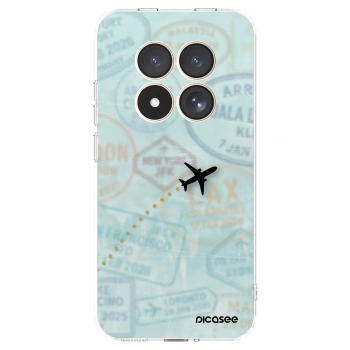 Picasee silikonový průhledný obal pro Xiaomi Redmi Note 15 Pro 4G - FLIGHT PATH