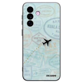 Picasee silikonový černý obal pro Samsung Galaxy A57 5G - FLIGHT PATH