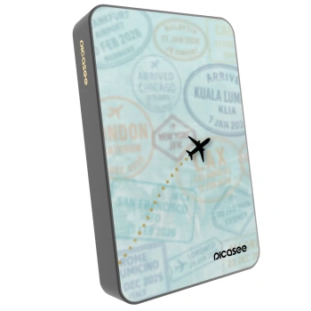Picasee Powerbanka s MagSafe 10 000 mAh Šedá - FLIGHT PATH