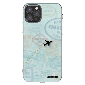 Picasee silikonový průhledný obal pro Apple iPhone 11 Pro - FLIGHT PATH