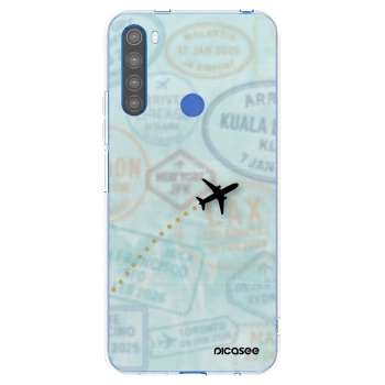 Picasee silikonový průhledný obal pro Xiaomi Redmi Note 8T - FLIGHT PATH