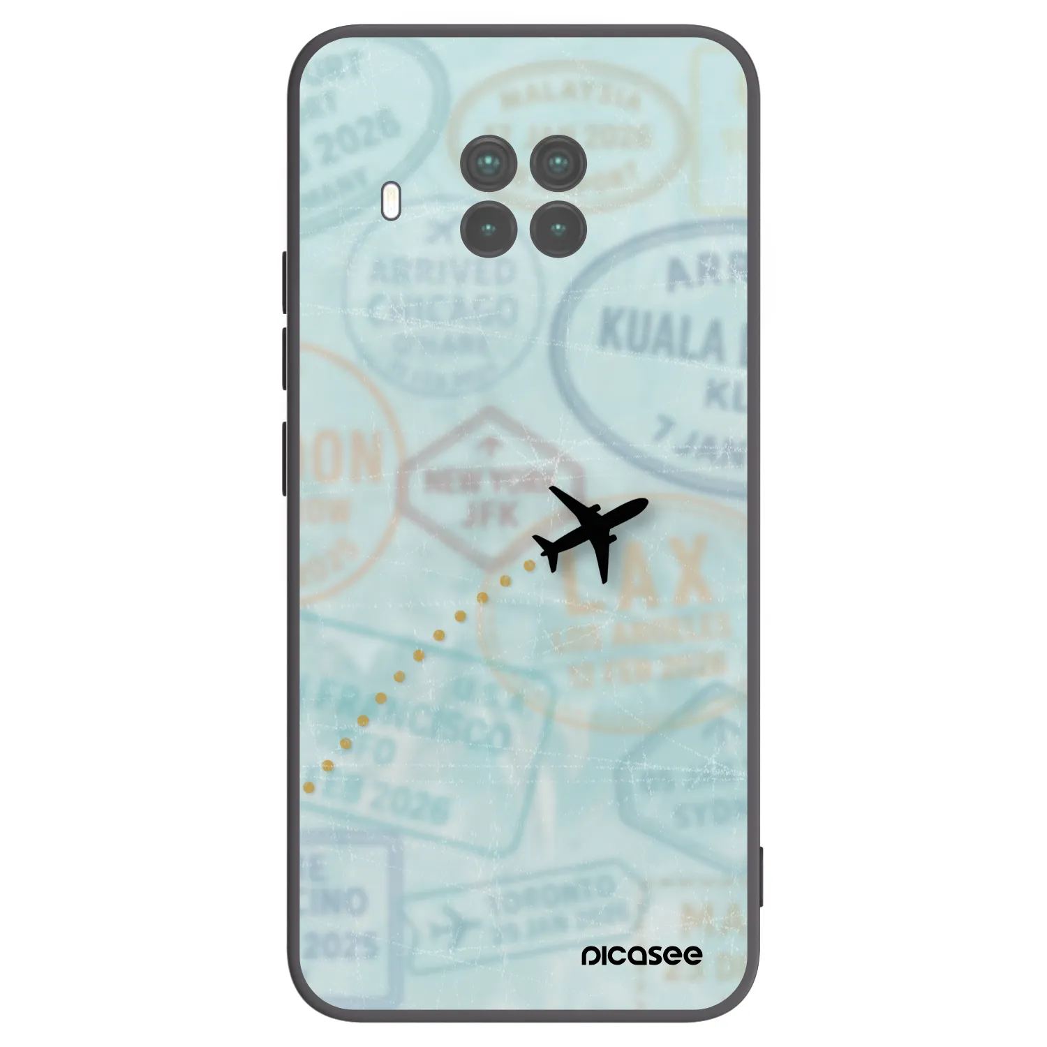 Picasee silikonový černý obal pro Xiaomi Mi 10T Lite - FLIGHT PATH