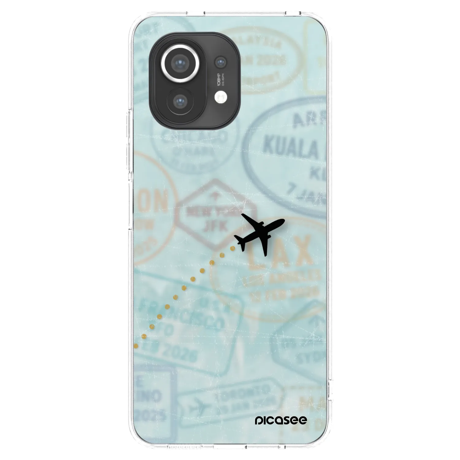 Picasee silikonový průhledný obal pro Xiaomi Mi 11 - FLIGHT PATH