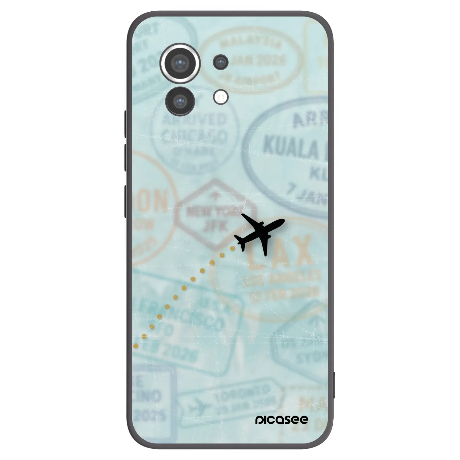 Picasee silikonový černý obal pro Xiaomi Mi 11 - FLIGHT PATH