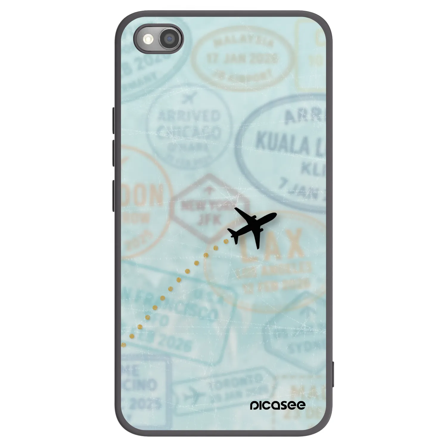 Picasee silikonový černý obal pro Xiaomi Redmi Note 11S 5G - FLIGHT PATH