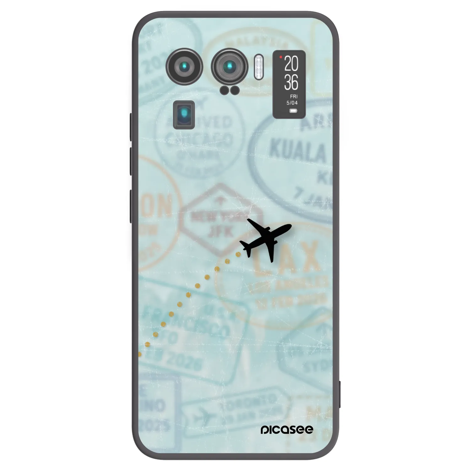 Picasee silikonový černý obal pro Xiaomi Mi 11 Ultra - FLIGHT PATH