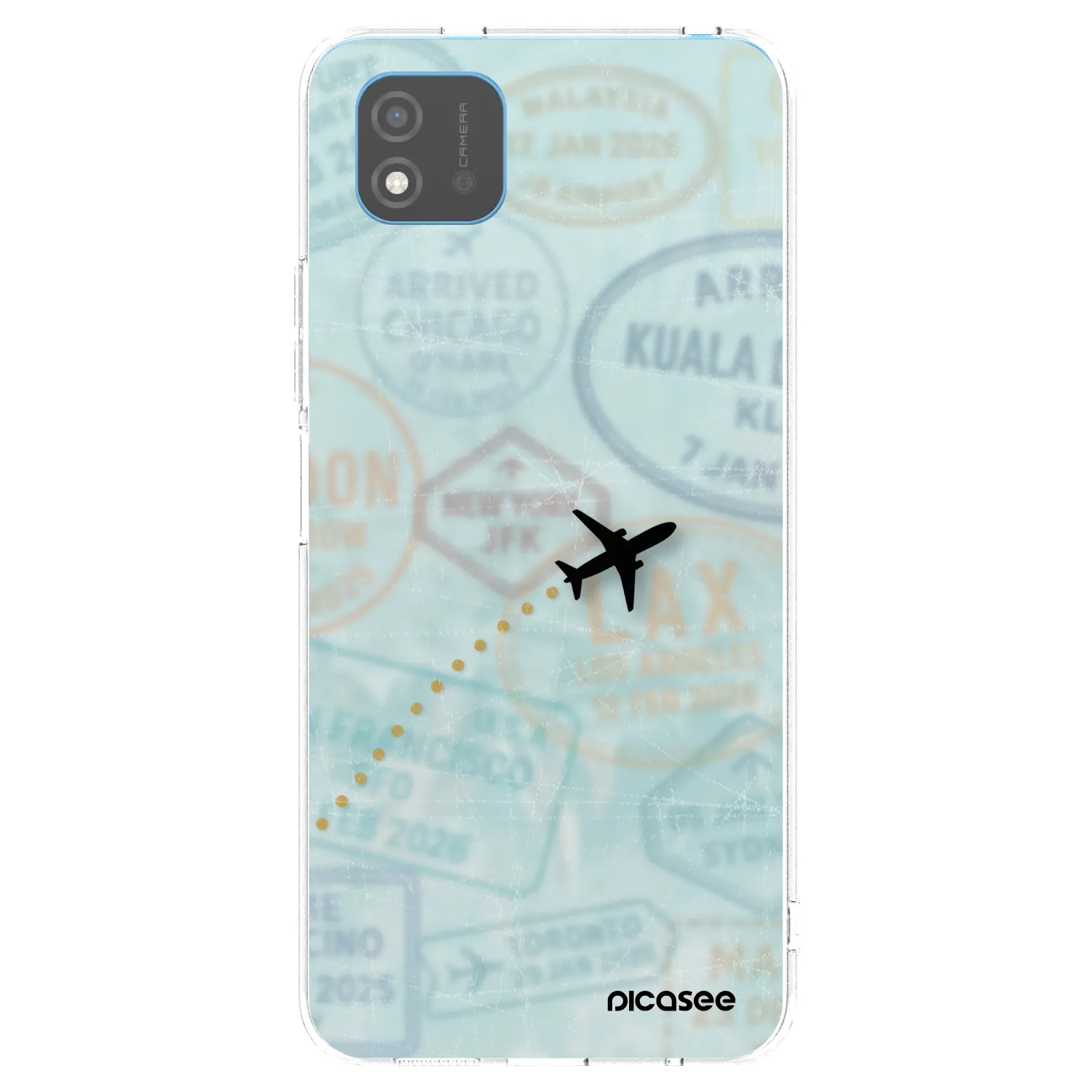 Picasee silikonový průhledný obal pro Realme C11 (2021) - FLIGHT PATH