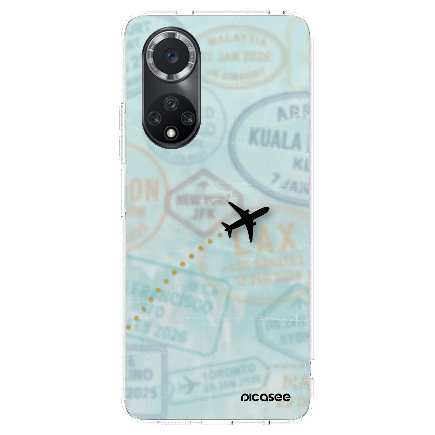 Picasee silikonový průhledný obal pro Huawei Nova 9 SE - FLIGHT PATH