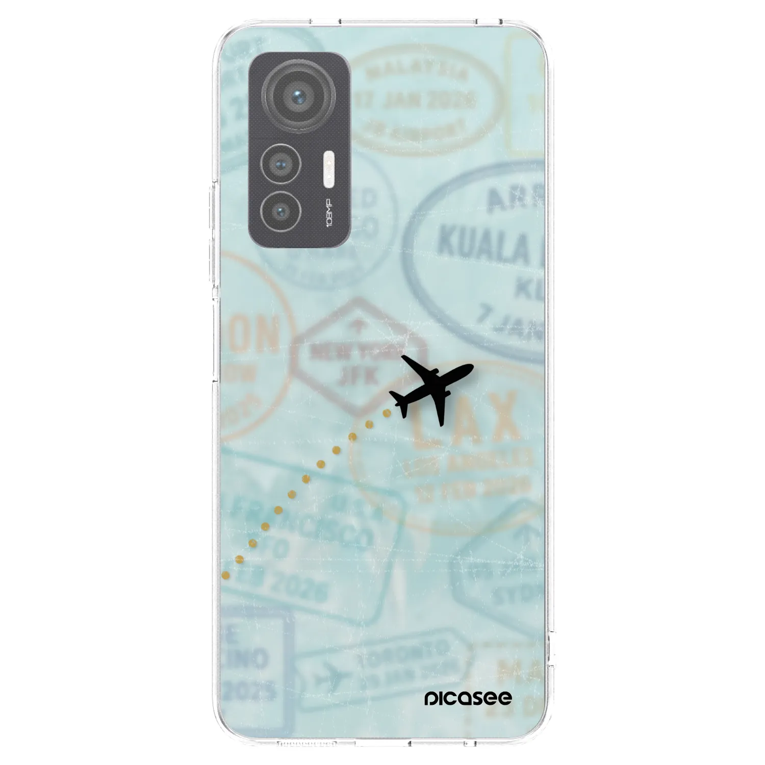 Picasee silikonový průhledný obal pro Xiaomi 12 Lite - FLIGHT PATH