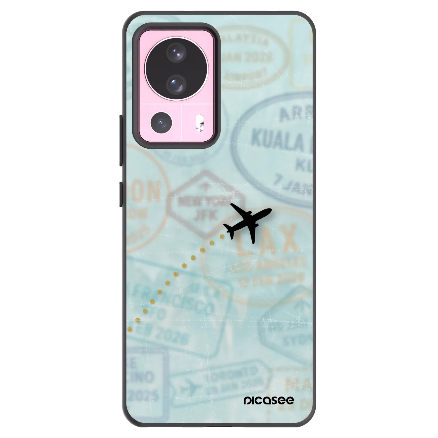 Picasee silikonový černý obal pro Xiaomi 13 Lite - FLIGHT PATH