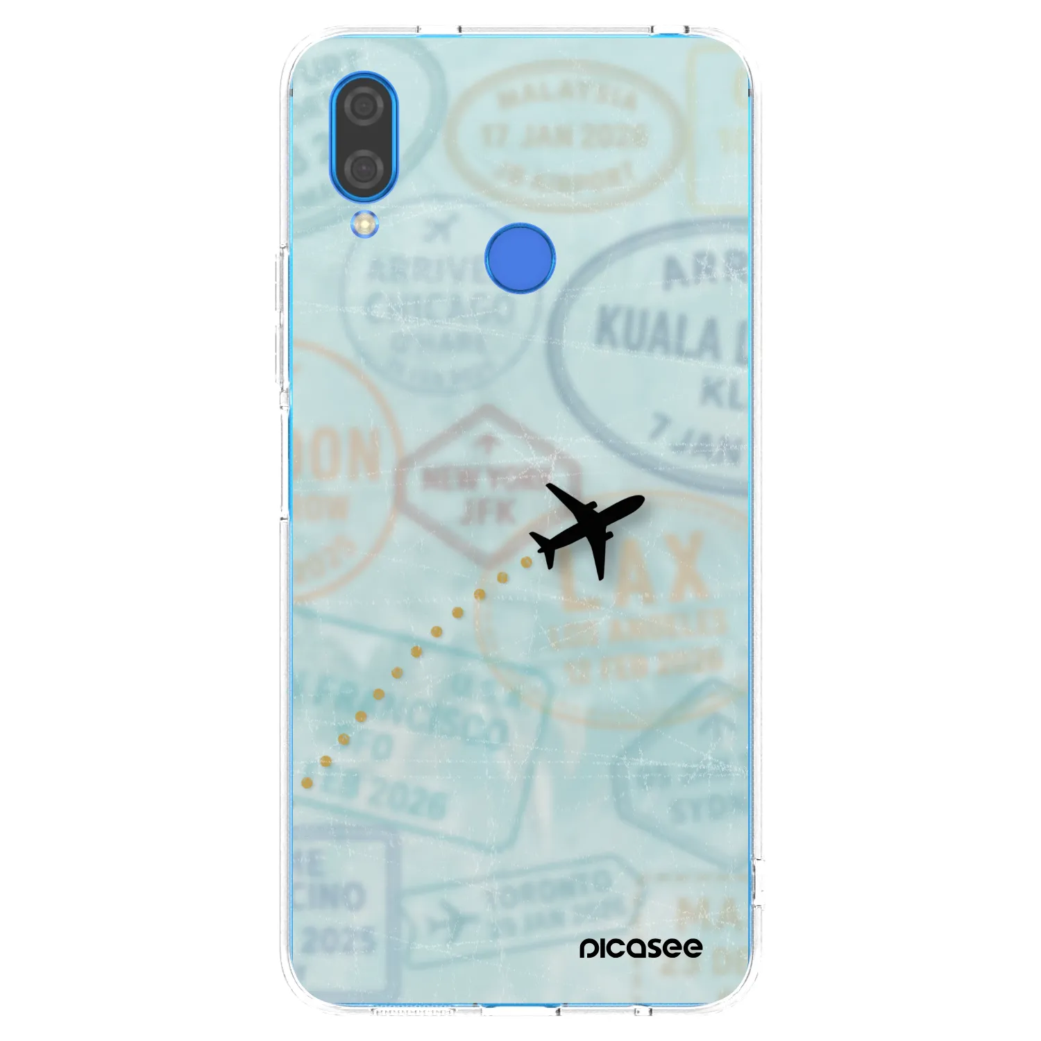 Picasee silikonový průhledný obal pro Huawei Nova 3 - FLIGHT PATH