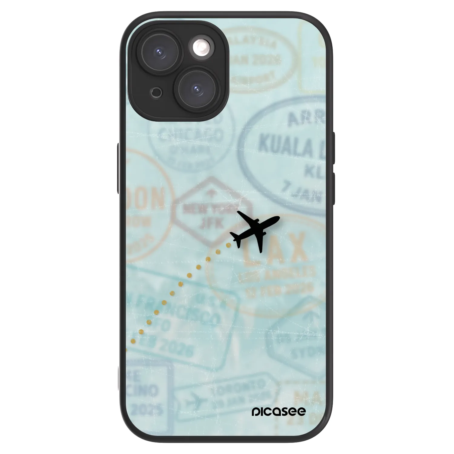 Picasee ULTIMATE CASE MagSafe pro Apple iPhone 15 - FLIGHT PATH