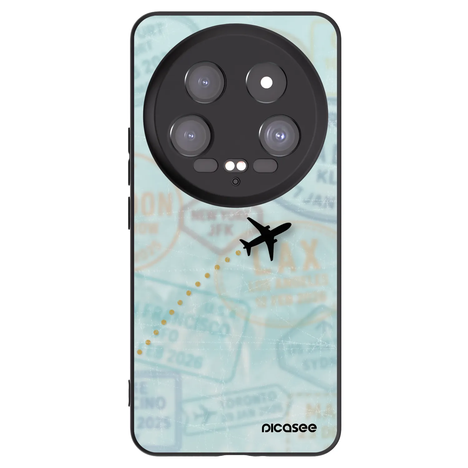 Picasee silikonový černý obal pro Xiaomi 14 Ultra - FLIGHT PATH