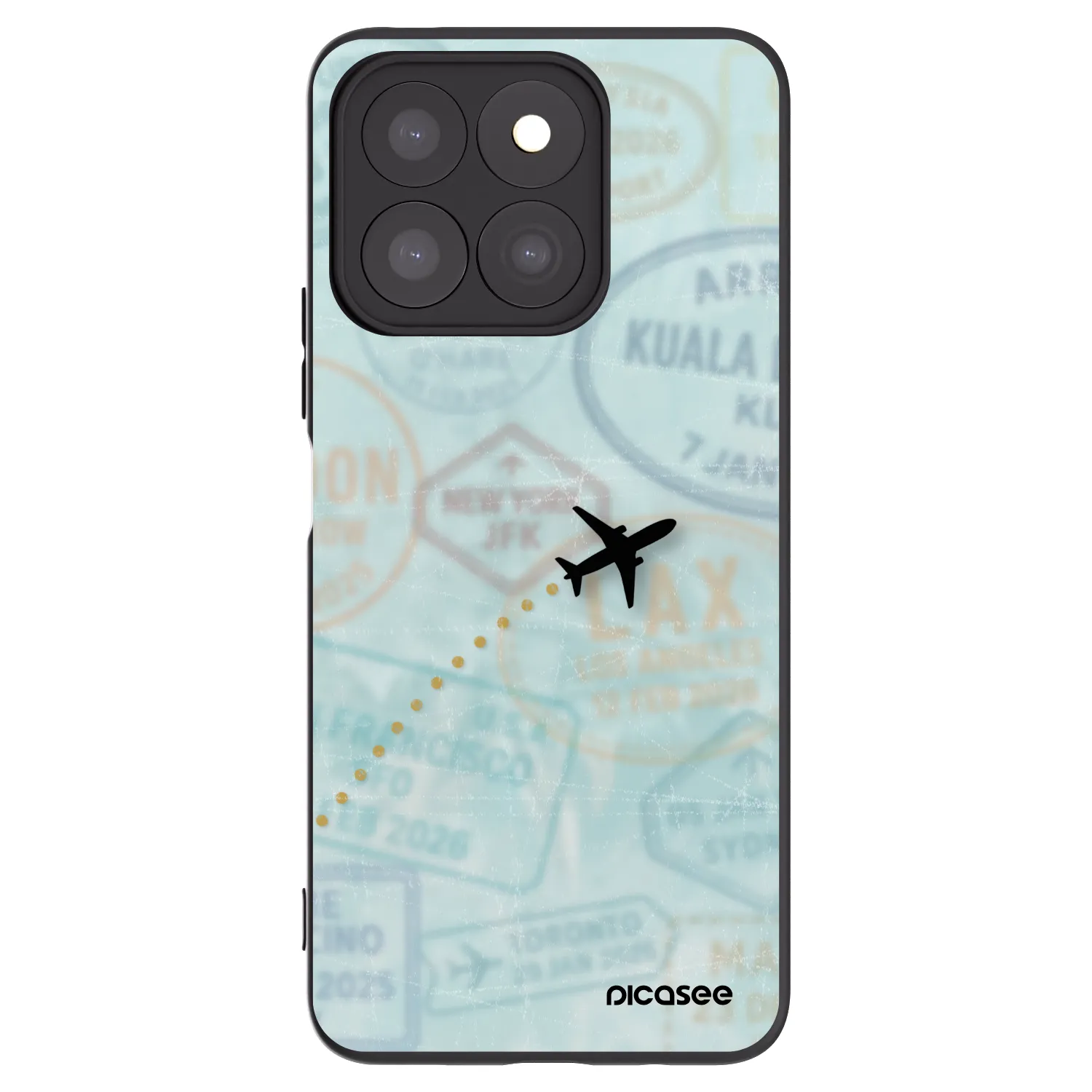 Picasee silikonový černý obal pro Honor X8b - FLIGHT PATH