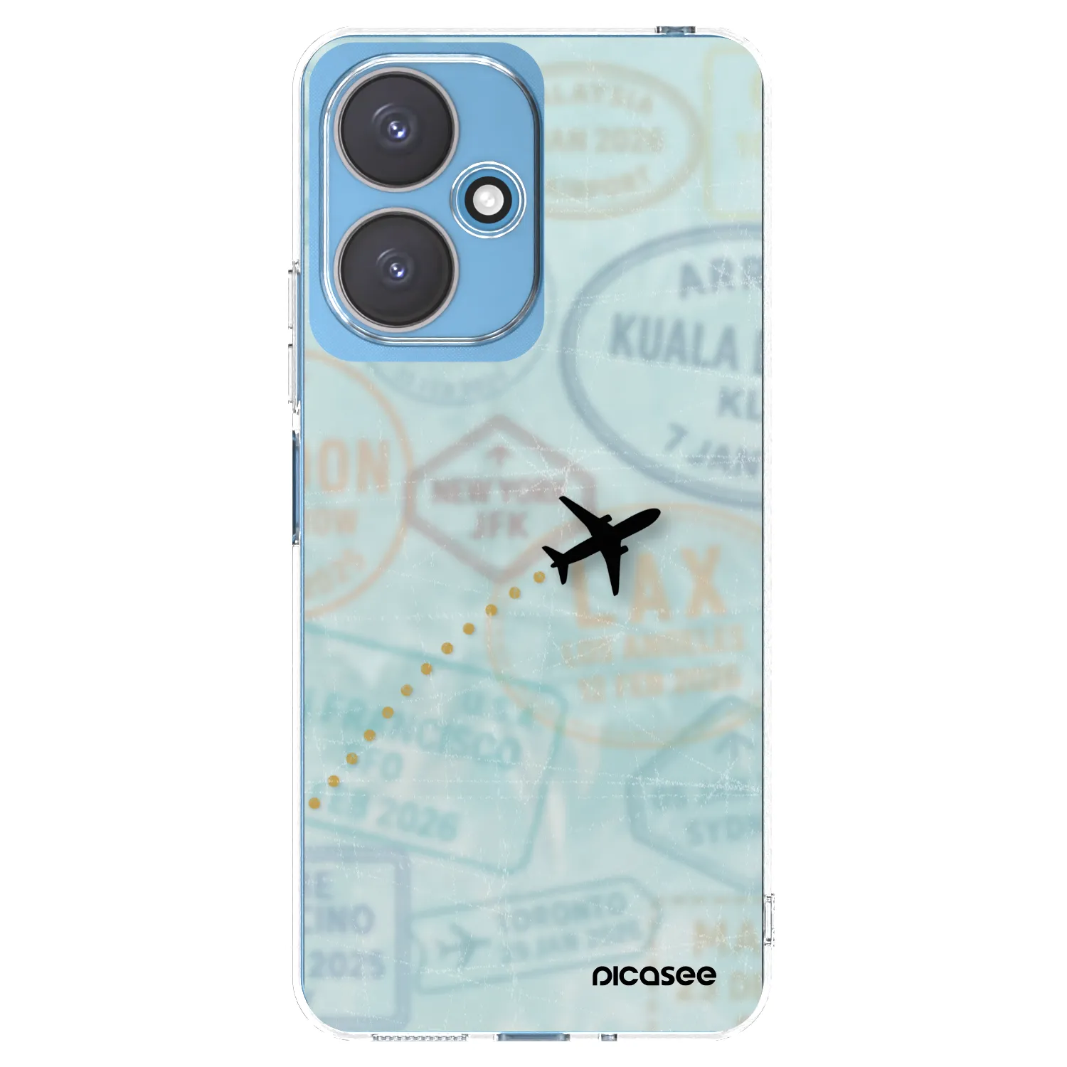 Picasee silikonový průhledný obal pro Xiaomi Redmi 13C 5G - FLIGHT PATH
