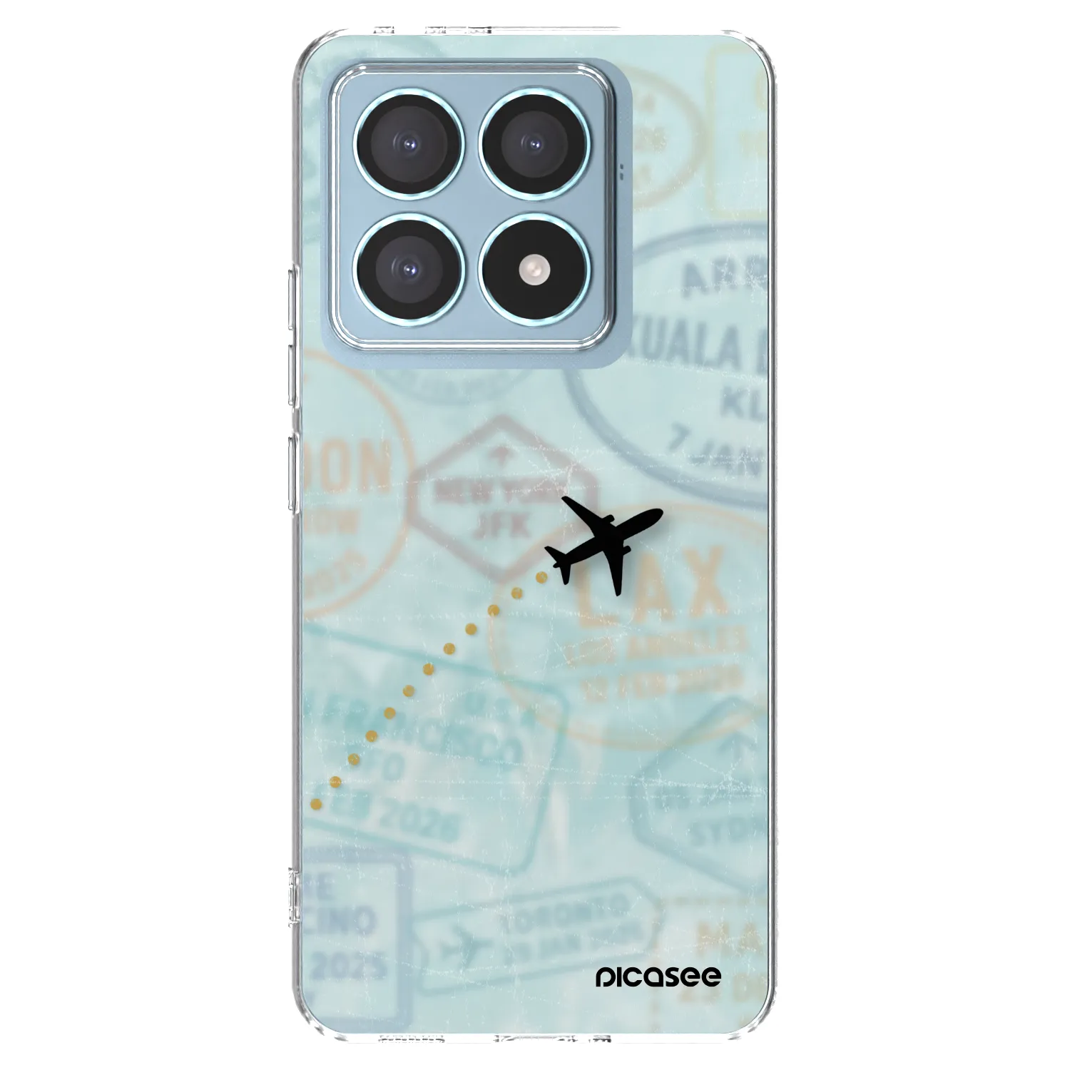Picasee silikonový průhledný obal pro Xiaomi 14T Pro - FLIGHT PATH