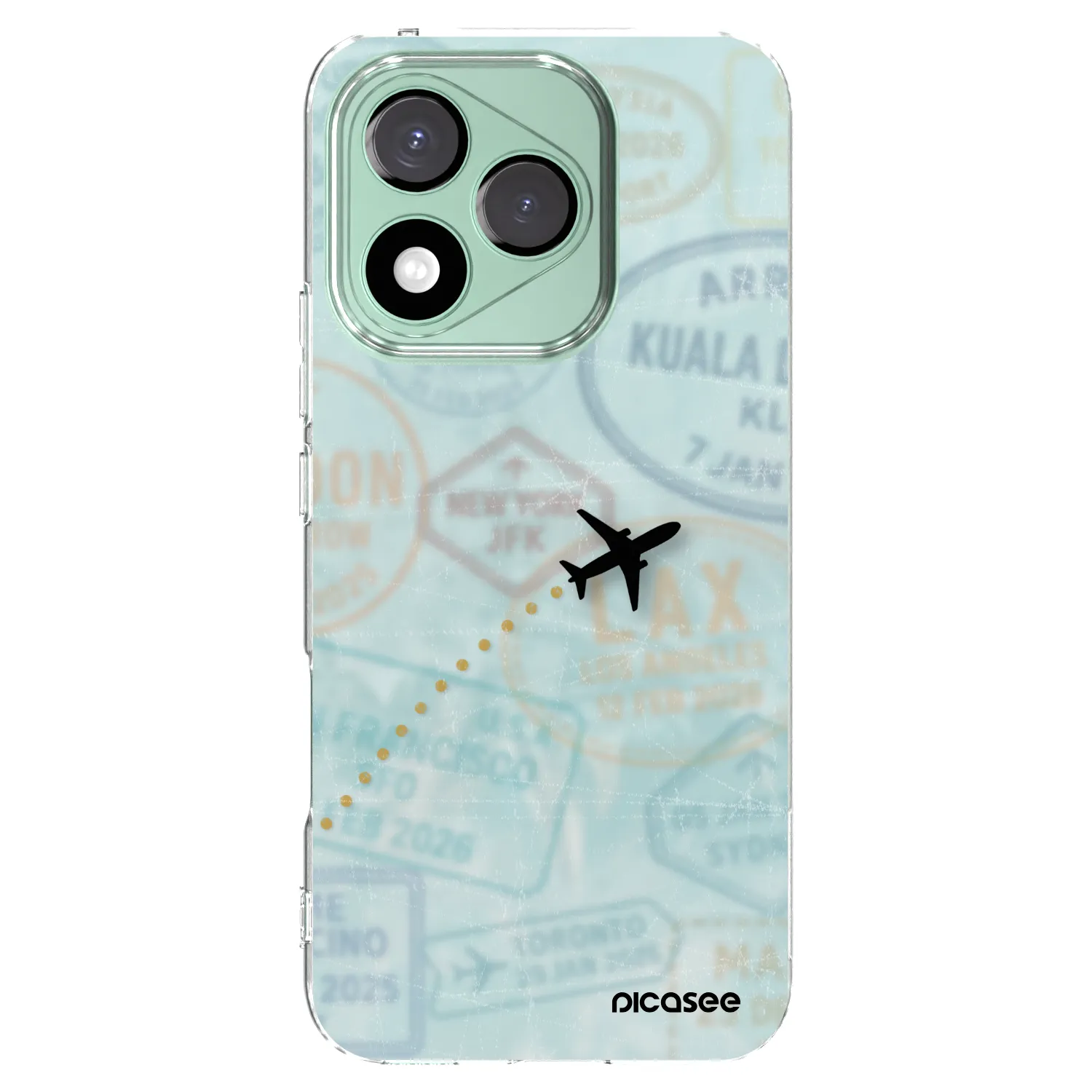 Picasee silikonový průhledný obal pro Honor 400 Lite 5G - FLIGHT PATH