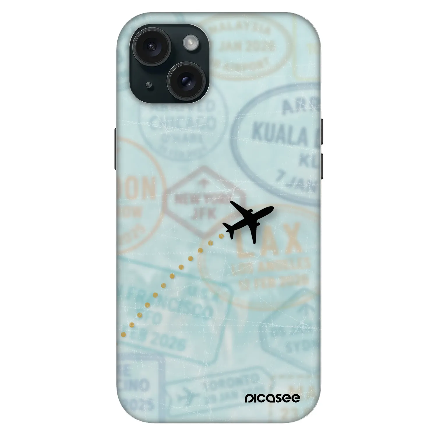 Picasee Fashion Case MagSafe Apple iPhone 15 Plus - FLIGHT PATH