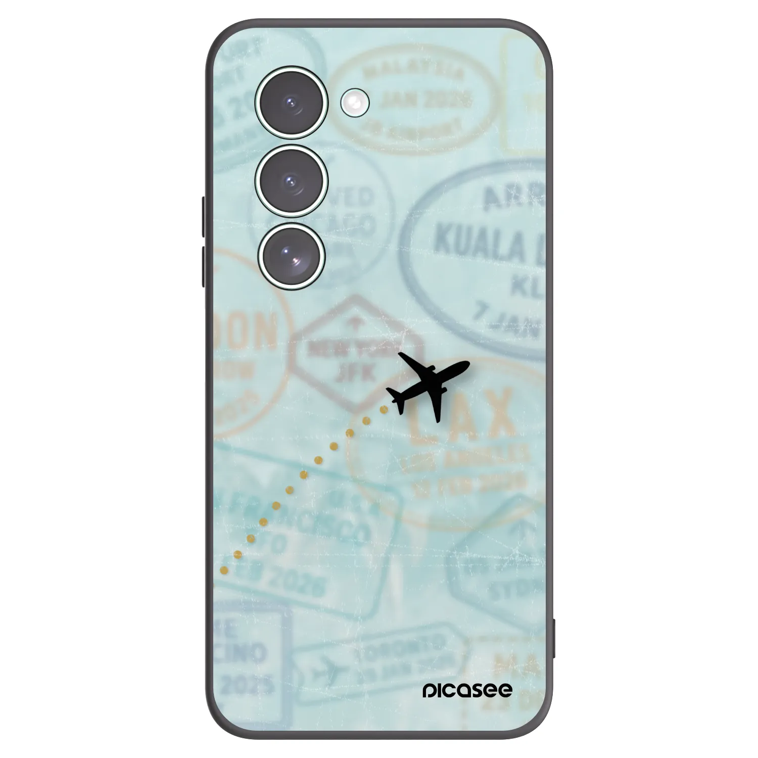 Picasee silikonový černý obal pro Xiaomi Redmi 15 5G - FLIGHT PATH