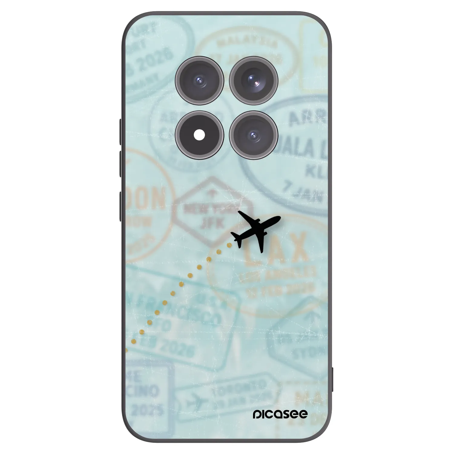 Picasee silikonový černý obal pro Xiaomi Redmi Note 15 Pro+ - FLIGHT PATH