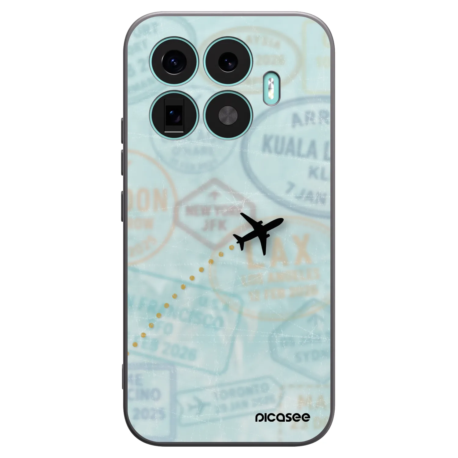 Picasee silikonový černý obal pro Xiaomi 17T - FLIGHT PATH