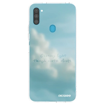 Picasee silikonový průhledný obal pro Samsung Galaxy M11 - CHASiNG LIGHT