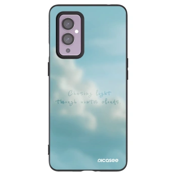 Picasee silikonový černý obal pro OnePlus 9 - CHASiNG LIGHT