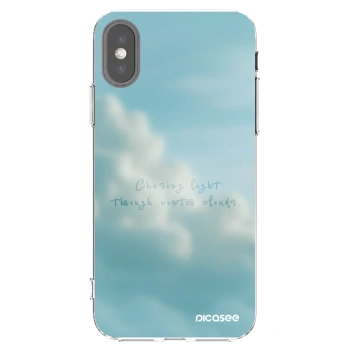Picasee silikonový průhledný obal pro Apple iPhone X/XS - CHASiNG LIGHT
