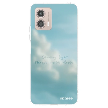 Picasee silikonový průhledný obal pro Motorola Moto G53 5G - CHASiNG LIGHT