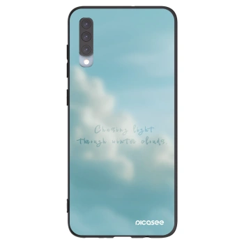Picasee silikonový černý obal pro Samsung Galaxy A70 A705F - CHASiNG LIGHT