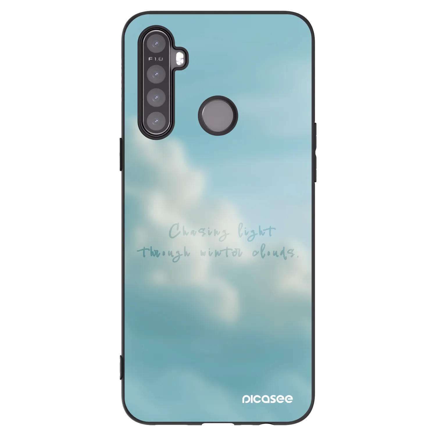 Picasee silikonový černý obal pro Realme 5 - CHASiNG LIGHT