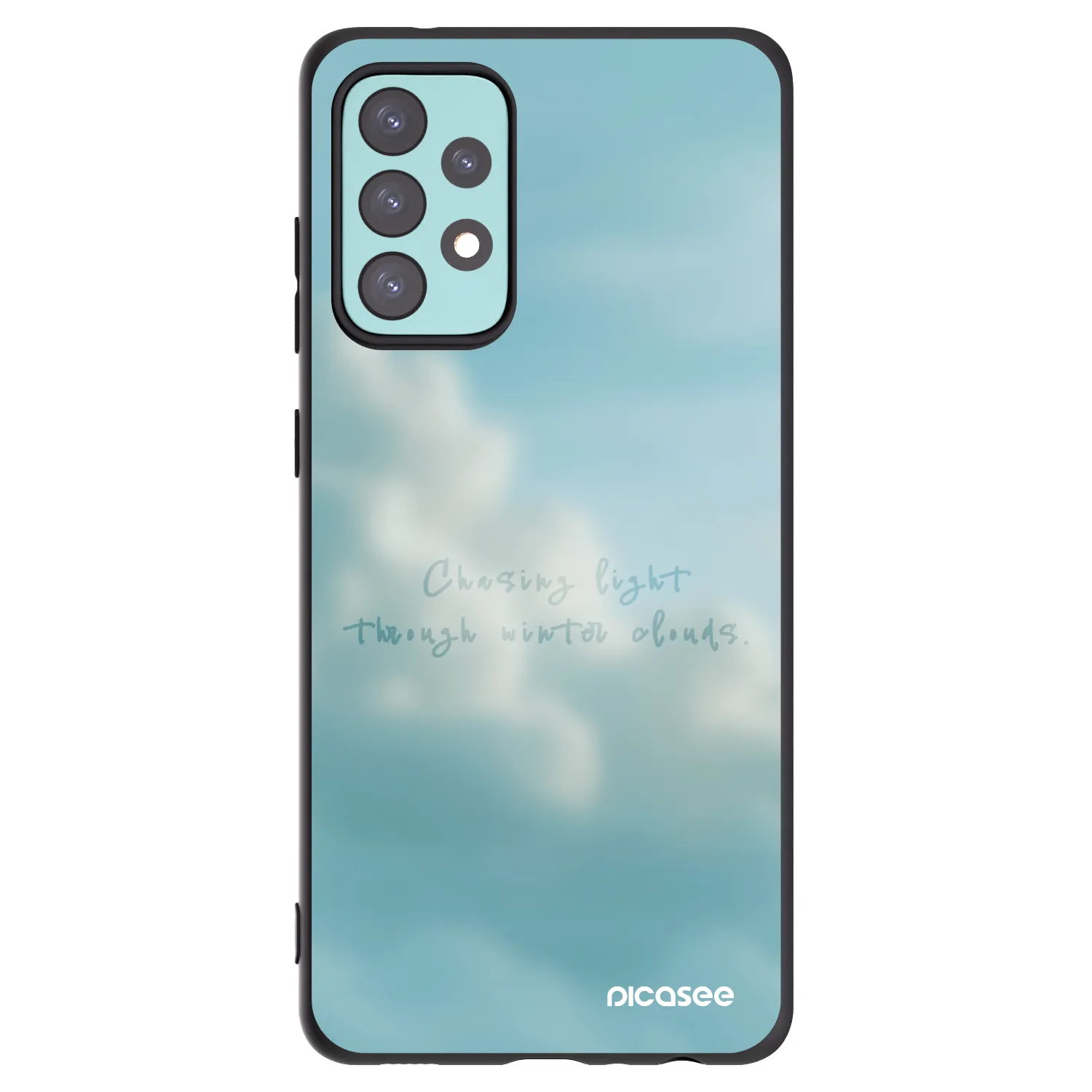 Picasee silikonový černý obal pro Samsung Galaxy A72 A725F - CHASiNG LIGHT