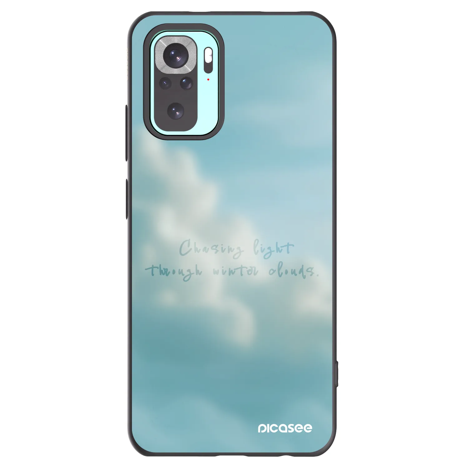 Picasee silikonový černý obal pro Xiaomi Redmi Note 10 Pro - CHASiNG LIGHT