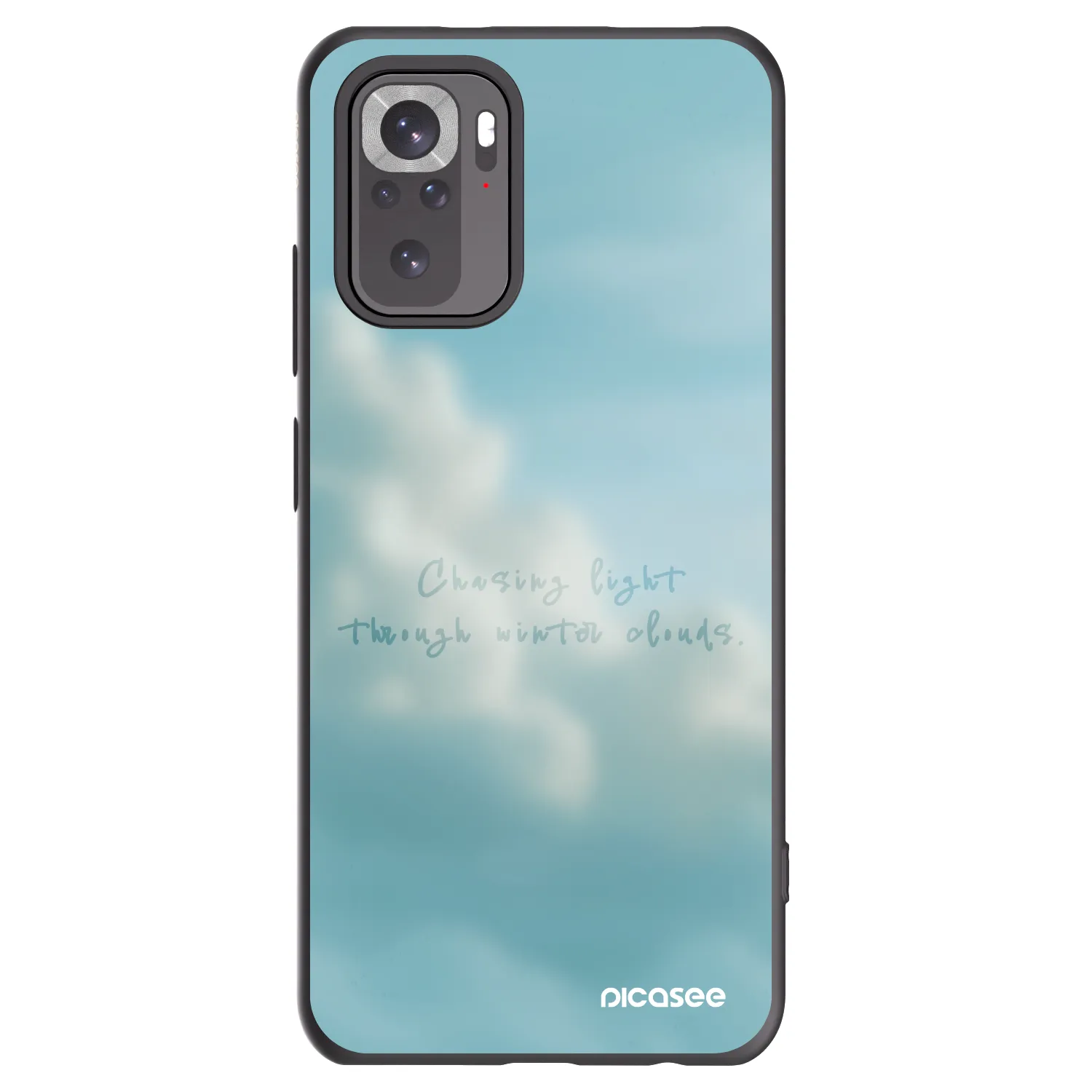 Picasee silikonový černý obal pro Xiaomi Redmi Note 10S - CHASiNG LIGHT