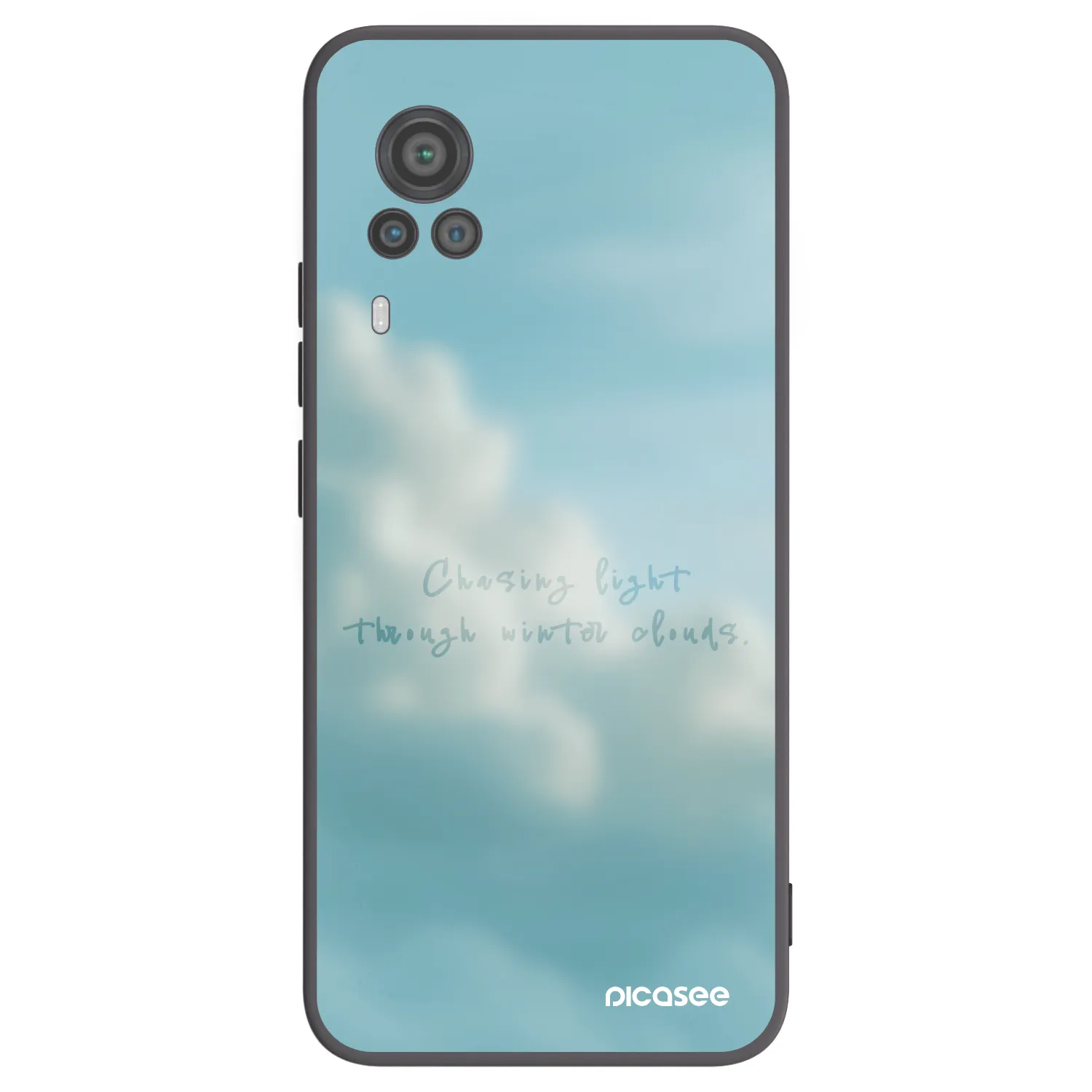 Picasee silikonový černý obal pro Vivo X60 Pro 5G - CHASiNG LIGHT