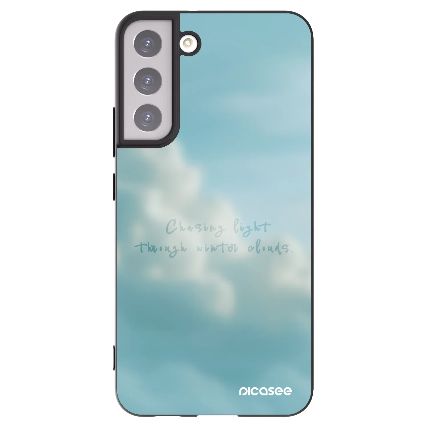 Picasee silikonový černý obal pro Samsung Galaxy S22+ 5G - CHASiNG LIGHT