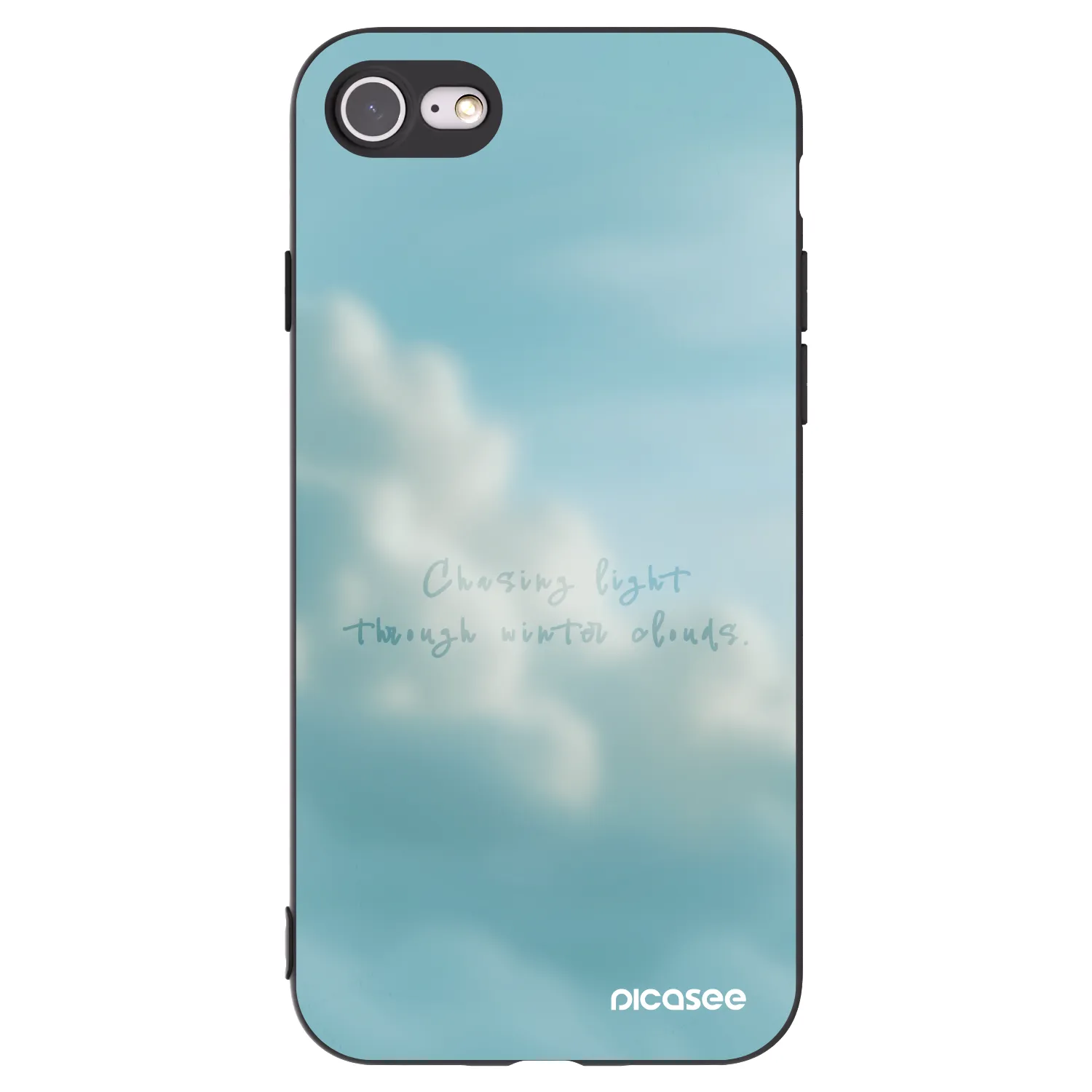 Picasee silikonový černý obal pro Apple iPhone SE 2022 - CHASiNG LIGHT