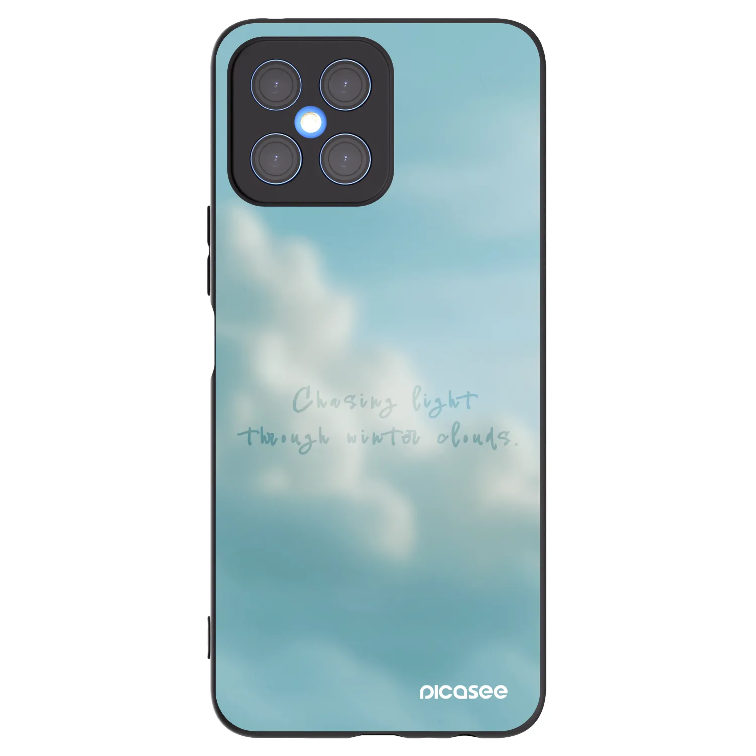 Picasee silikonový černý obal pro Honor X8 4G - CHASiNG LIGHT
