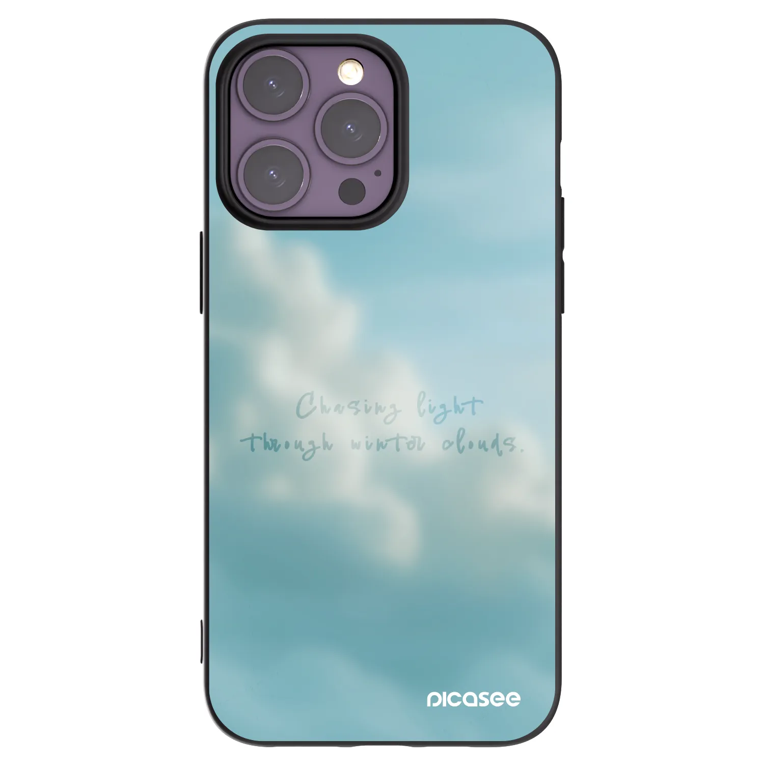 Picasee silikonový černý obal pro Apple iPhone 14 Pro Max - CHASiNG LIGHT